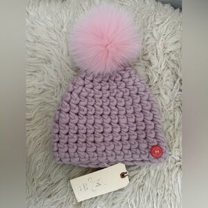 Mischa Lampert Baby Pink Beanie Pomster + Baby Pink XL Pom Deep